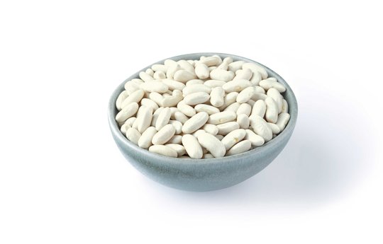 Cannellini beans are white beans with a slightly nutty, mild flavour and soft texture.